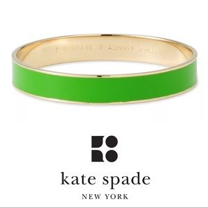 Kate Spade The Grass Is Always Greener Gold Bangle
